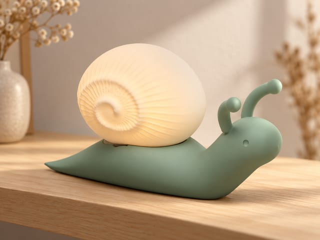 Leuchtschnecke – Schnecke mit leuchtendem Haus | STL & 3MF
