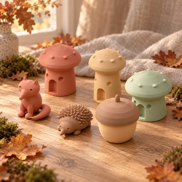 Waldzauber · Komplettset · 6 Designs – STL & 3MF