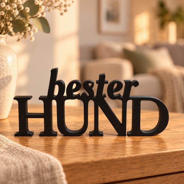 Bester Hund – Deko-Schriftzug