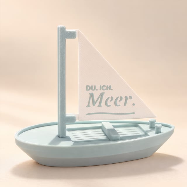 Wunschboot – Ein Boot für unsere Pläne | STL & 3MF
