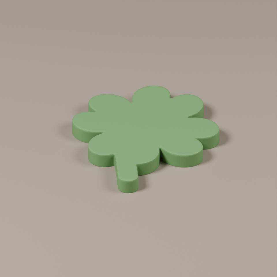 Kleeblatt – STL zum 3D-Drucken