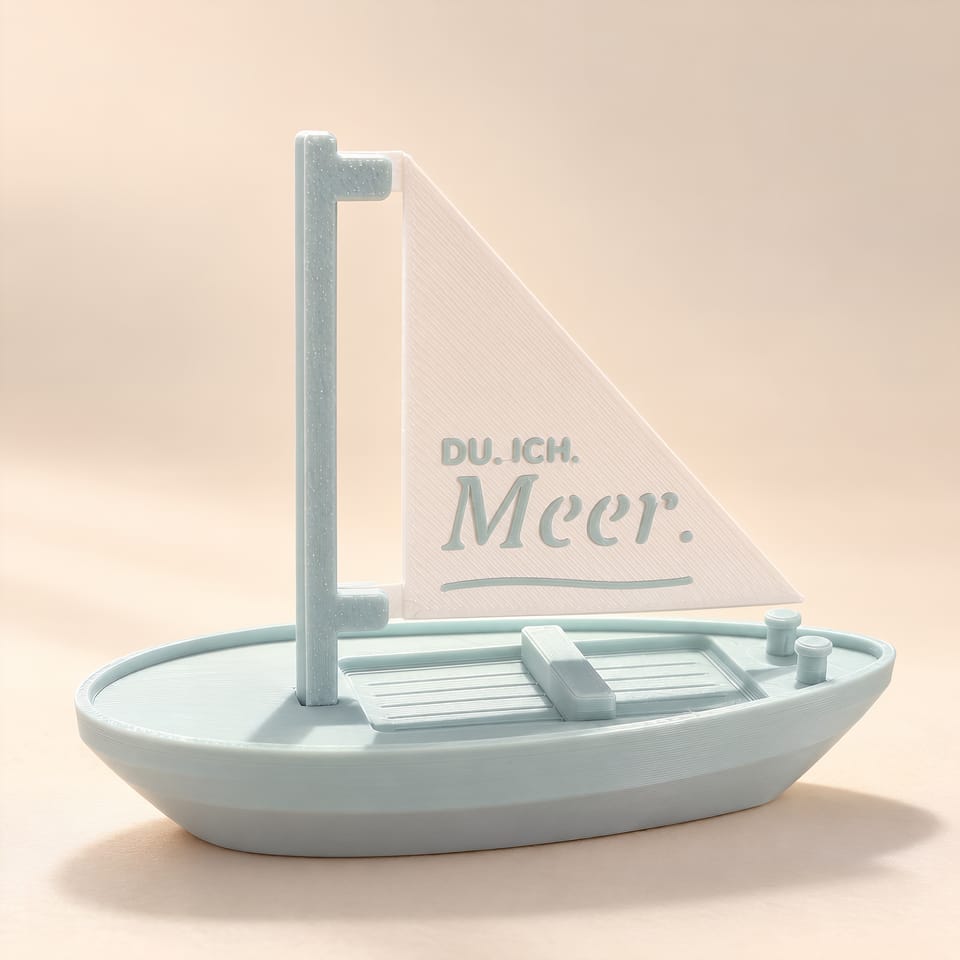 Wunschboot – Ein Boot für unsere Pläne | STL & 3MF