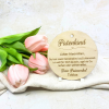 Personalisiertes Taufgeschenk Patenkind – Holzschild mit Gravur – Geschenk Patenonkel Patentante – Namensschild zur Taufe Geburt - Bild 11