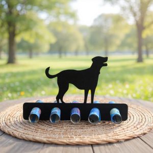 Geldgeschenk Hundesilhouette Kreative Geldüberraschung