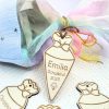 Einschulung - Schultüten Anhänger personalisiert Holz – Schulkind 2025 – Geschenk Schulanfang – Namensschild mit Symbol – Deko Erstklässler - Bild 2
