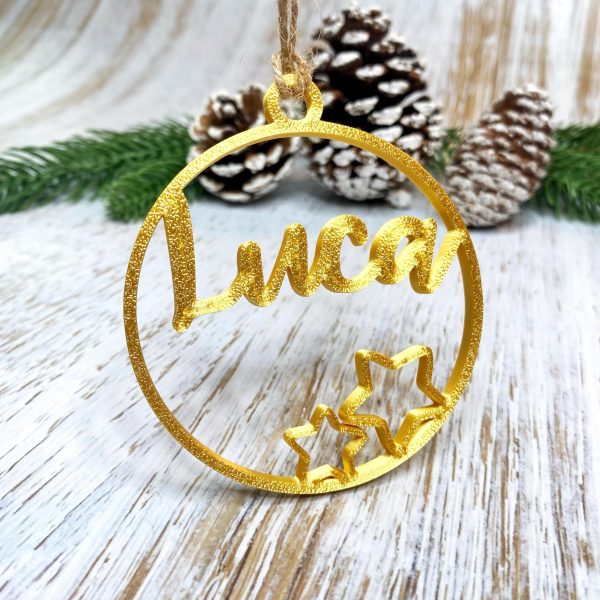 Christbaumkugel personalisiert mit Weihnachtsmotiven, 3D-Weihnachtsdeko, Weihnachtsgeschenke, Geschenkanhänger, Weihnachtsbaumschmuck