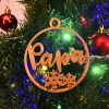 Christbaumkugel personalisiert mit Weihnachtsmotiven, 3D-Weihnachtsdeko, Weihnachtsgeschenke, Geschenkanhänger, Weihnachtsbaumschmuck - Bild 8