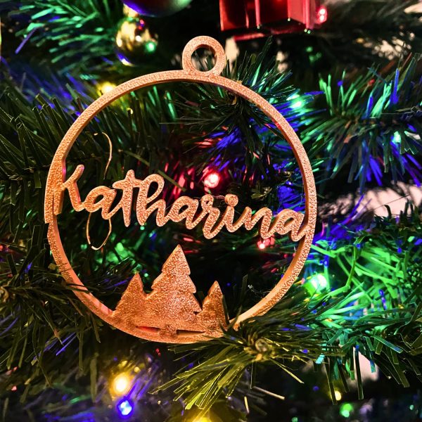 Christbaumkugel personalisiert mit Weihnachtsmotiven, 3D-Weihnachtsdeko, Weihnachtsgeschenke, Geschenkanhänger, Weihnachtsbaumschmuck