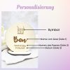 Tischkarte Hochzeit Holz personalisiert – Platzkarte mit Namen u. Hochzeitsdatum – Gastgeschenk nachhaltige Tischdeko mit Gravur - Taufe - Bild 3