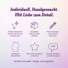Tischkarte Hochzeit Holz personalisiert – Platzkarte mit Namen u. Hochzeitsdatum – Gastgeschenk nachhaltige Tischdeko mit Gravur - Taufe - Bild 4
