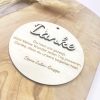 Dankeschön Geschenk Erzieherin personalisiert – Holzschild mit Spruch & Widmung – Abschied Kita Kindergarten Krippe – Geschenk Pädagogin - Bild 6
