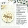 Kindergarten Anhänger 2025 Holz – Personalisiert mit Name – Geschenk Krippe Kita Kindergartenstart – Erinnerung erster Tag - Kitakind - Bild 6