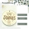 Kindergarten Anhänger 2025 Holz – Personalisiert mit Name – Geschenk Krippe Kita Kindergartenstart – Erinnerung erster Tag - Kitakind - Bild 7