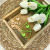 Osterdeko personalisiert | Ostergeschenk | Anhänger Ostern mit Name | Ostern | Osteranhänger | Holzanhänger | Osternest | Osterkorb - Bild 8